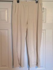 Old Navy NEW  High-Waisted Stretch Split Front Wide-Leg Ankle Pants - Size Large