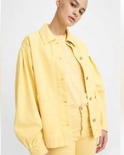 Levi’s Esther Modern Cotton Jacket Yellow Big Pockets Boxy small NWT