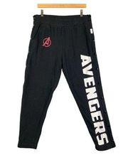 Marvel Her Universe Avengers Pants Womens Size Medium Black Basketball Snap