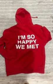 We’re Not Really Strangers hoodie