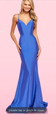 Dark Periwinkle Gown or Prom Dress Size 2