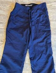 Greys Anatomy XS Womens medical Scrub Pants 4245 Navy Blue Extra Small Cargo