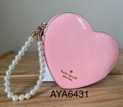 Kate Spade 3D Heart Wristlet