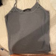 Brandy Melville  Blue Cropped Tank