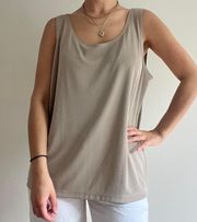 Beige Tank Top Chicos Size 3