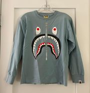 BAPE Blue Shark Long sleeve 