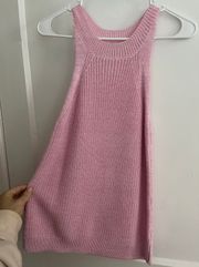 Pink halter tank