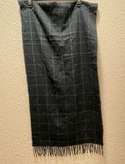 J Crew plaid Celtic/Tartan scarf. 100% acrylic. 18.5” X 72”. Tassels 3” long.