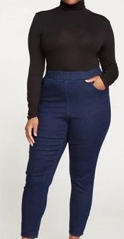 Universal Standard ComfortDenim Don’t Call Them Jeggings Jeans: Dark Indigo Blue