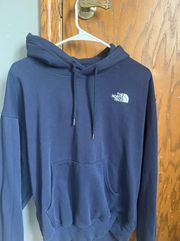 Medium Navy Blue North face Hoodie 