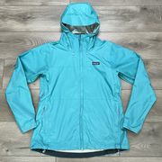 Patagonia Blue Waterproof Rain H2No Performance Jacket Size Large