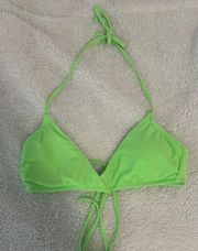 Neon Green Swimsuit Top