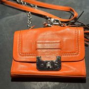 Vintage Orange Diane von Furstenberg Crossbody Bag