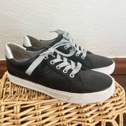 Naturalizer black leather sneakers size 8.5W