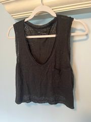 Charcoal Grey Tank Top