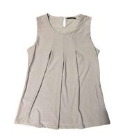 Tahari Women's Career Casual Sleeveless Blouse Light Purple Size Medium