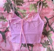 John Galt pink  (brandy melville) tank top cami