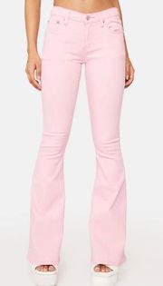 Pink Flare Jeans