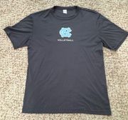 Dark Gray UNC Volleyball Dri-fit T-shirt