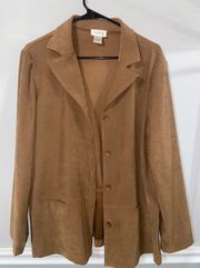 Suede Brown shirt/coat