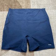 MADHAPPY BLUE ATHLETIC WORKOUT SHORTS SZ SMALL S