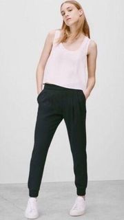 Aritzia Babaton Pleated Adjustable Waist Jogger Pants Size 0