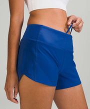 Speed Up Mid-Rise Short 4" Symphony Blue Size 10