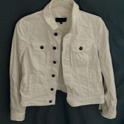 Talbots Petites: White Jean Jacket- SP