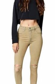 Carmar Denim Distressed Skinny Jeans