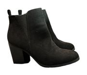 NWOT Express Faux Suede Round Toe Bootie Size 8.5