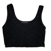 Naked Wardrobe Crop Tank | Black Crop Top Athleisure Tank