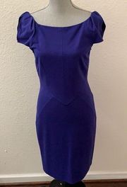 Diane Von Furstenberg DVF blue Helen dress size 10 medium Excellent RARE HTF