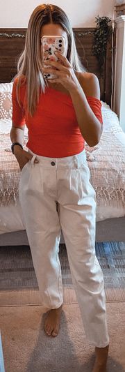 Cream High Waisted Jeans 