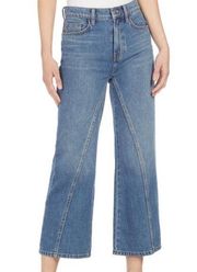 Current/Elliott the seamed femme crop jeans size 25