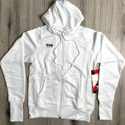 TYR Apparel Women’s Sweat Zip Hoodie Shirt - SAFSN2A - White - Size XXS - $50