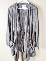 Anthropologie Hei Hei Morgan Draped Utility Jacket M