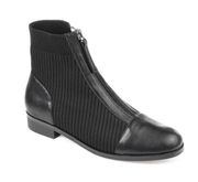 Journee Collection Black Front Zip Bexlie Sock Bootie Women’s 9