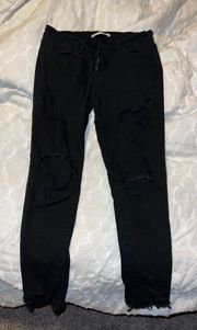 Black Denim Jeans