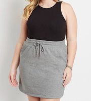 Gray Sweat Skirt