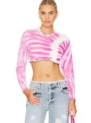 SER.O.YA Paige Distressed Cropped Sweater XS NWT