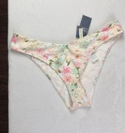 Abercrombie floral swim bikini bottoms cheeky