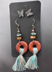 NEW IN PACKAGE- two pack of earrings