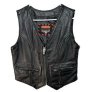 Interstate Leather Black Leather Vest