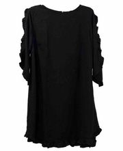 Mittoshop Ruffle Black Dress Women’s Large