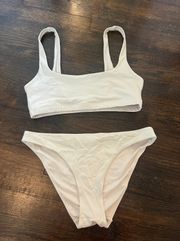 Beige Swim Set