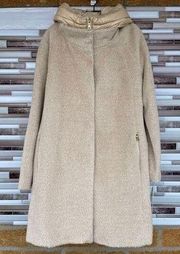 Trina Turk alpaca /wool autumn turtleneck coat size 12