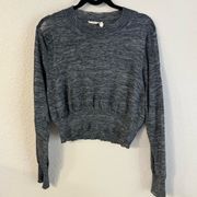 Isabel Marant Etoile Lightweight Pullover Crop Sweater Grey Neutral size medium