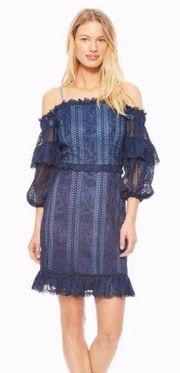 Parker Irma blue dress 6 Small New Lizzie Saltzman Legacies Season 2 NWT RARE