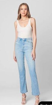 BlankNYC Lexington/Cooper Slit Hem Straight Leg Jeans