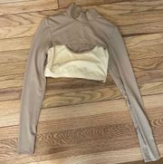 Alyssa Long Sleeve Crop Top 